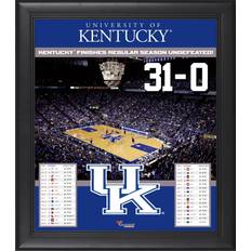 Fanatics Authentic Kentucky Wildcats Framed 15''x17'' 31-0 Undefeated Regular Season Collage