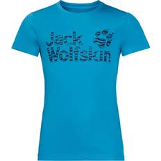 Jack Wolfskin T-shirts Jack Wolfskin Boys & Girls Jungle Breathable UV Protective T-Shirt Blue Polyester/Polyamide 9-10Y