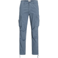 Jack & Jones Carrot Fit Cargo Trousers - Blue Mirage