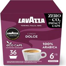 Sugar Free Coffee Lavazza A Modo Mio Lungo Dolce 288g 36pcs