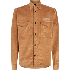 Tommy Hilfiger Logo Archive Fit Corduroy Overshirt - Desert Khaki