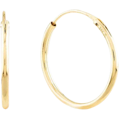 T.H.Baker Sleeper Hoop Earrings - Gold