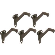 Design House Oil Rubbed Bronze Steel and Zinc Construction Standard Handrail Bracket 5-Pack