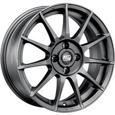 Car Rims MSW 85 Alloy Wheels In Matt Graphite Set Of 4 - 15x6 Inch ET42 4x100 PCD, Graphite