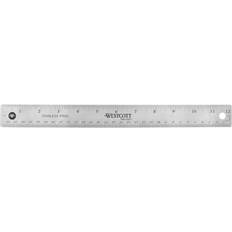 Westcott Standard Stainless Steel Ruler 12"