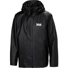 Sportswear Garment Rain Jackets Helly Hansen Junior Moss Rain Jacket - Black (41674-990)