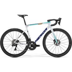 L Road Bikes Merida Scultura Team 2024 Road Bike - White Men's Bike