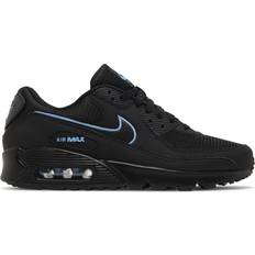 Men - Textile Shoes Nike Air Max 90 M - Black/University Blue