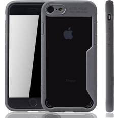 König Design Apple iPhone SE 2020 Hülle Case Handy Cover Schutz Tasche Schutzhülle Etui Grau