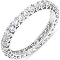 W Hamond Full Eternity Ring - White Gold/Diamonds