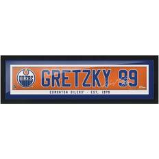 Mustang Drinkware Wayne Gretzky Edmonton Oilers Framed Player Name Bar Replica Authentic Photo