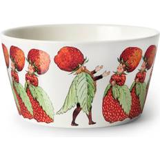 Porcelain - Red Dessert Bowls Design House Stockholm Elsa Beskow The Strawberry Family Dessert Bowl 13cm 0.5L