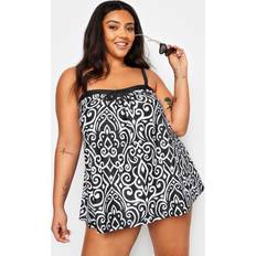 M Tankinis Yours A-Line Tankini Top Black