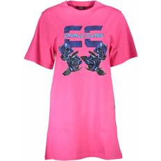 Men - XXL Dresses Cavalli Class Pink Cotton Women's Dress