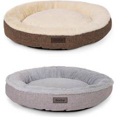 Lionto DB00285 Round Dog Bed Dog Sofa Cat Bed Donut