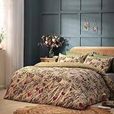 Wylder Nature of Bloom Poppy Floral Set Duvet Cover Green