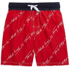 Tommy Hilfiger Boys Swim Shorts Tommy Hilfiger Boy's Logo Drawstring Shorts Red