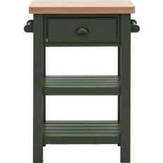 Green Small Tables Dunelm Elda Butchers Moss Green Small Table 50x60cm