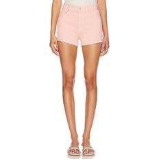 Pink - W32 - Women Shorts Mother Short Short Fray in Pink. 23, 24, 26, 27, 28, 29, 30