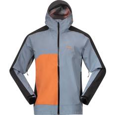 Bergans of Norway Vaagaa Light 3l Shell Jacket Men Husky Blue/Black/Faded Orange, XXL, Husky Blue/Black/Faded Orange