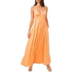 1.State Empire Waist Sleeveless Tiered Maxi Dress