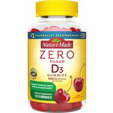 Nature Made Zero Sugar D3 Gummies 2000IU 110 pcs