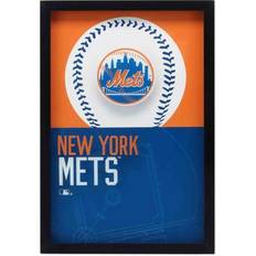 Open Road Brands New York Mets 12'' x 17'' Glass Framed Sign