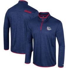 Colosseum Men's Navy Gonzaga Bulldogs Wright Quarter-Zip Windshirt