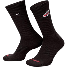 Nike Everyday Plus Cushioned Crew Socks - Black/White