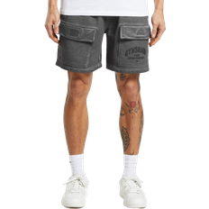 Gymshark HeavyWeight Washed Cargo Shorts - Black