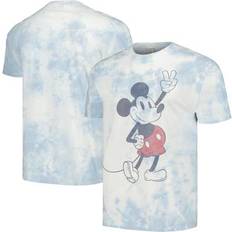 Mad Engine Unisex White Mickey & Friends Plaid Graphic T-Shirt