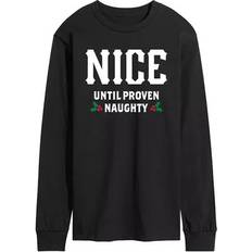 Airwaves Men's Nice Until Proven Naughty Long Sleeve