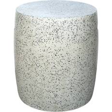 Black Seating Stools BigBuy Home Terrazzo Black Seating Stool