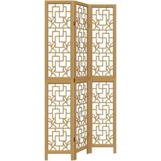 vidaXL 358864 Brown Room Divider 40x220cm