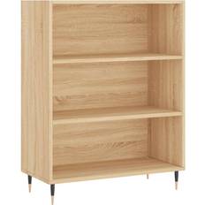 vidaXL Engineered Wood Sonoma Oak Book Shelf 90cm