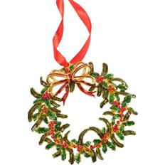 Metal Christmas Tree Ornaments Villeroy & Boch Winter Collage Accessories Wreath Multicoloured Christmas Tree Ornament