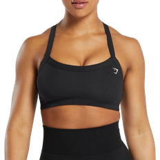 Gymshark Cotton Lifting Sports Bra - Black