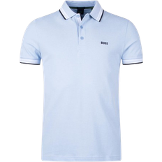 Hugo Boss M - Men T-shirts & Tank Tops Hugo Boss Pique Polo Shirt - Light Blue