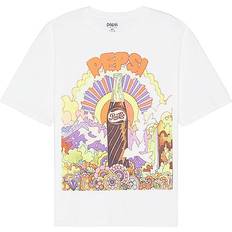 Philcos Philcos Pepsi Groovy Oversized Tee in White. L, S, XL/1X, XXL/2X