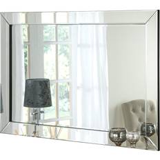 Black Wall Mirrors Zipcode Design Maude Black Wall Mirror 53x43cm