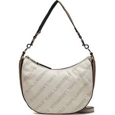 Karl Lagerfeld Bucket Bags Karl Lagerfeld Moon Small Hobo bag ivory