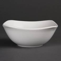 Olympia Serving Bowls Olympia Whiteware Rounded Square Serving Bowl 12pcs