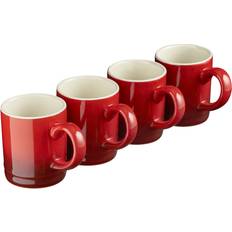 Red - Stoneware Cups Cooks Professional Espresso Cup