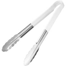 Hygiplas Cooking Tongs Hygiplas Colour Coded White Cooking Tong