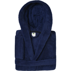 Authentic Hotel and Spa Linum Kids Super Plush Double Brushed Polyester Bathrobe Navy