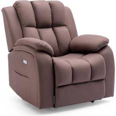 More4Homes Brookline Electric Mocha Armchair 106cm