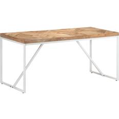 vidaXL Solid Acacia Natural Dining Table 70.1x160cm