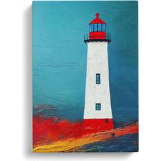 Breakwater Bay Lighthouse Vol.2 Multicolour Framed Art 40x60cm