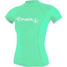 O'Neill Wetsuit Parts O'Neill Wms Basic Skins Short Sleeve Rash Guard Shirt