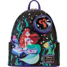 Loungefly The Little Mermaid Life is the Bubbles Mini Backpack - Black